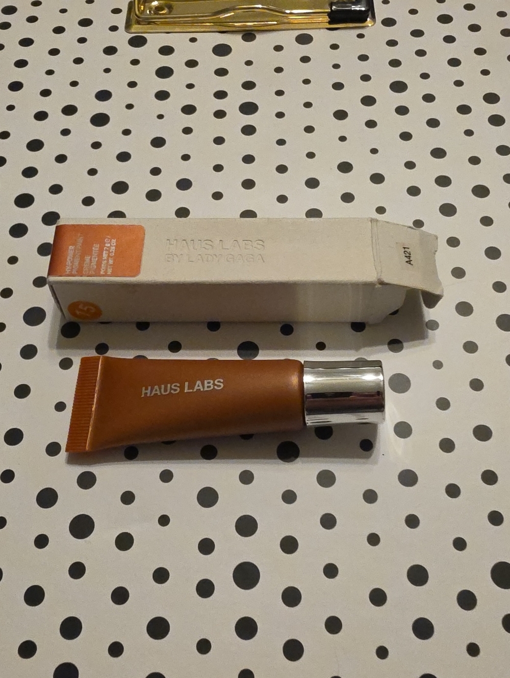 Haus Labs Hy-Power Pigment Paint In Color Copper Shimmer
